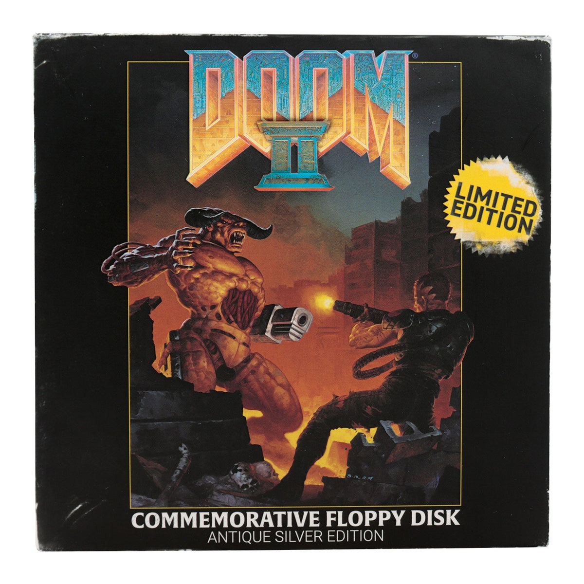 Réplique collector DOOM - II Floppy Disk Antique Silver Edition