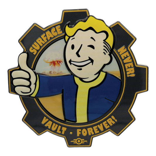 Plaque résine Fallout - Vault Boy