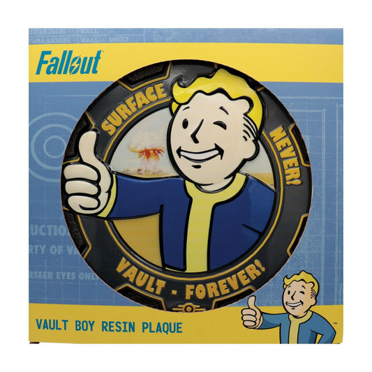 Plaque résine Fallout - Vault Boy