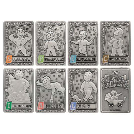 Objet collector Fallout - S.P.E.C.I.A.L. Perk Card Ingot Collector’s Album