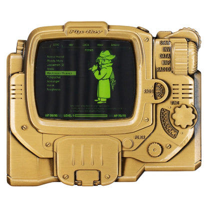 Objet collector Fallout - Pip-Boy Lenticular Ingot – Mysterious Stranger Variant