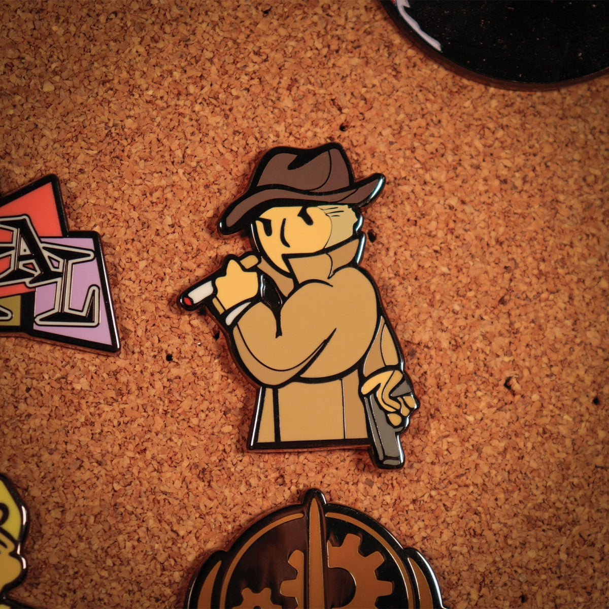 Display de 12 blind boxes Fallout - pin’s mystère Volume 2 - mise en situation 2
