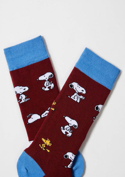 Socken BeSnoopy Bordeaux