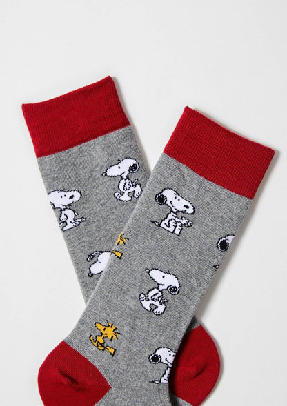 Socks BeSnoopy Moon Grey