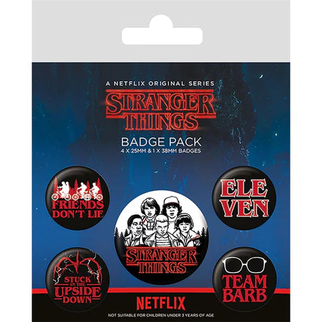 Badges Stranger Things - Personnages