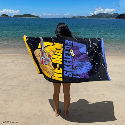 *Serviette de plage Musclor & Skeletor