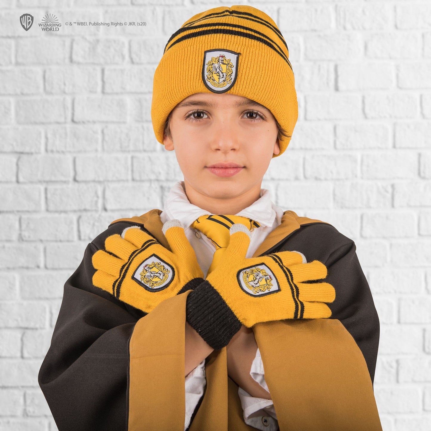 *Set Bonnet & Gants Tactiles Poufsouffle Enfants