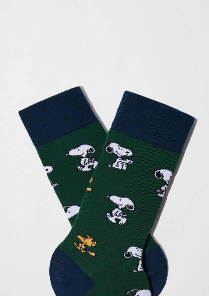 Socken BeSnoopy Grün
