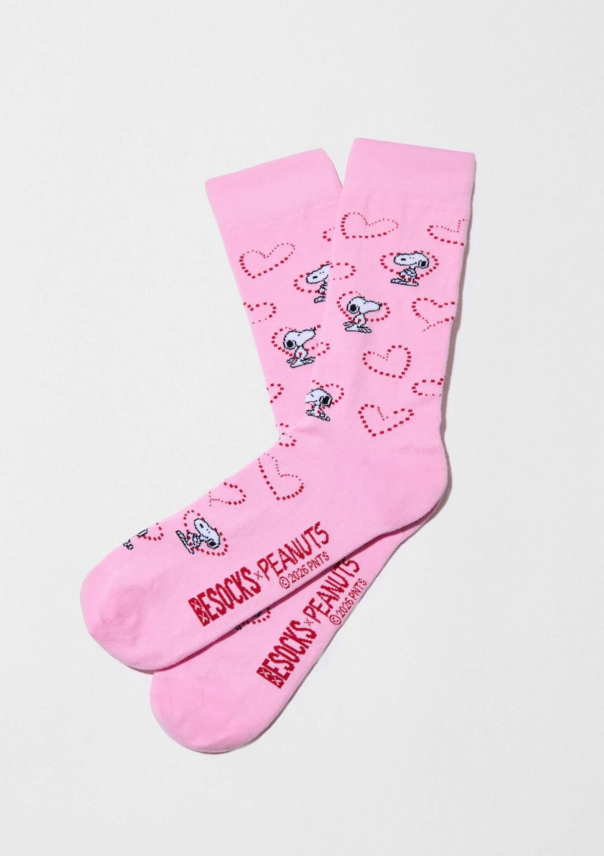 Chaussettes BeSnoopy Heart Rose – Besocks