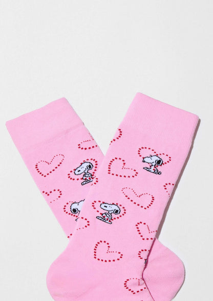 Chaussettes BeSnoopy Heart Rose