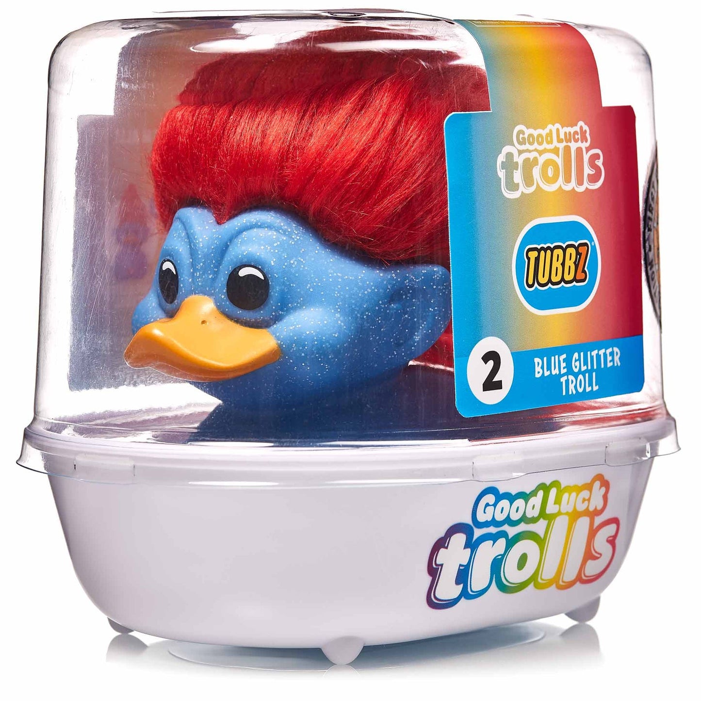 Canard Good Luck Trolls: Glitter Troll TUBBZ (First Edition) - vue 19