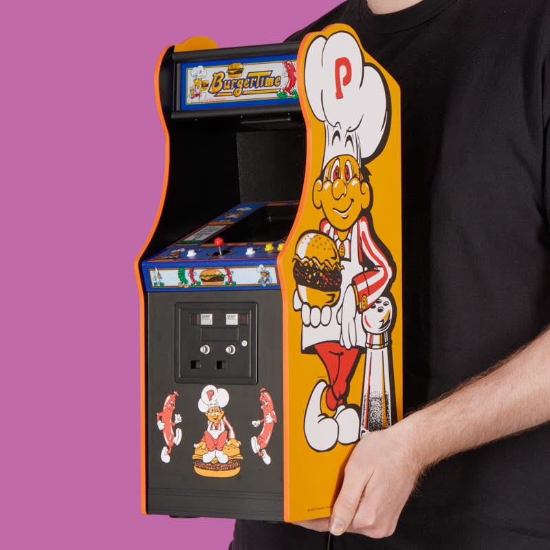 Data East BurgerTime Quarter Size Arcade Cabinet