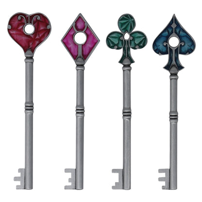 Objet collector Resident Evil - 2 – Set of Card Suit Keys – US Variant