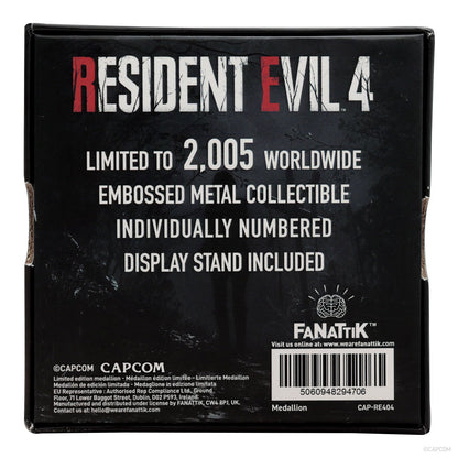 Médaillon collector Resident Evil - 4 Salazar Family Insignia