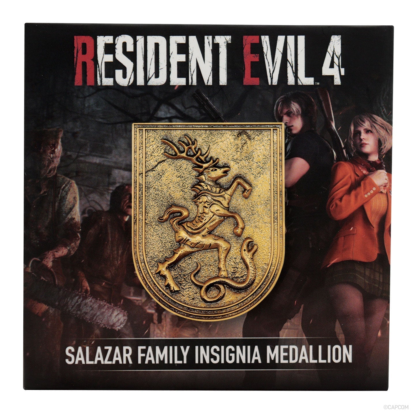 Médaillon collector Resident Evil - 4 Salazar Family Insignia
