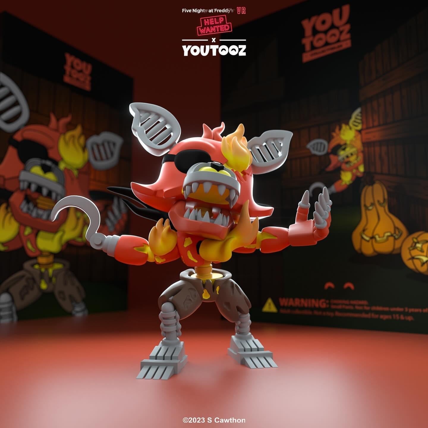 Five Nights at Freddy's Vinyl figurine Grimm Foxy Youtooz FNAF