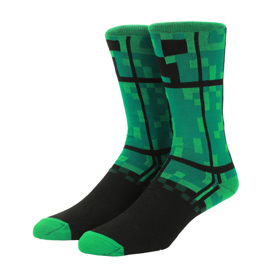 Minecraft Creepers Socken grün für Herren