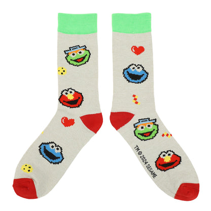 Chaussettes Sesame Street - Pixelated personnages 5-Pack of