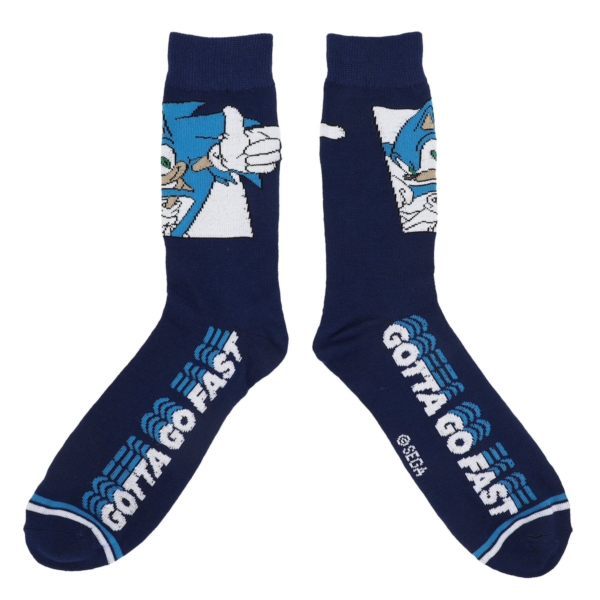 Chaussettes Sonic the Hedgehog - personnage visuel lot de 5 paires -taille unique