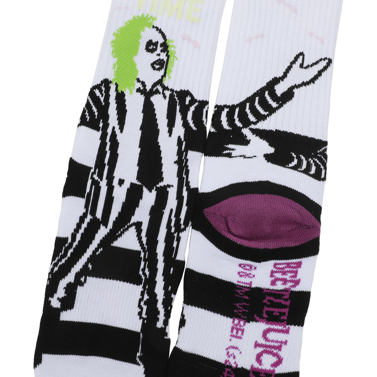 Chaussettes Beetlejuice - UV Color Change Betelgeuse blanc Athletic