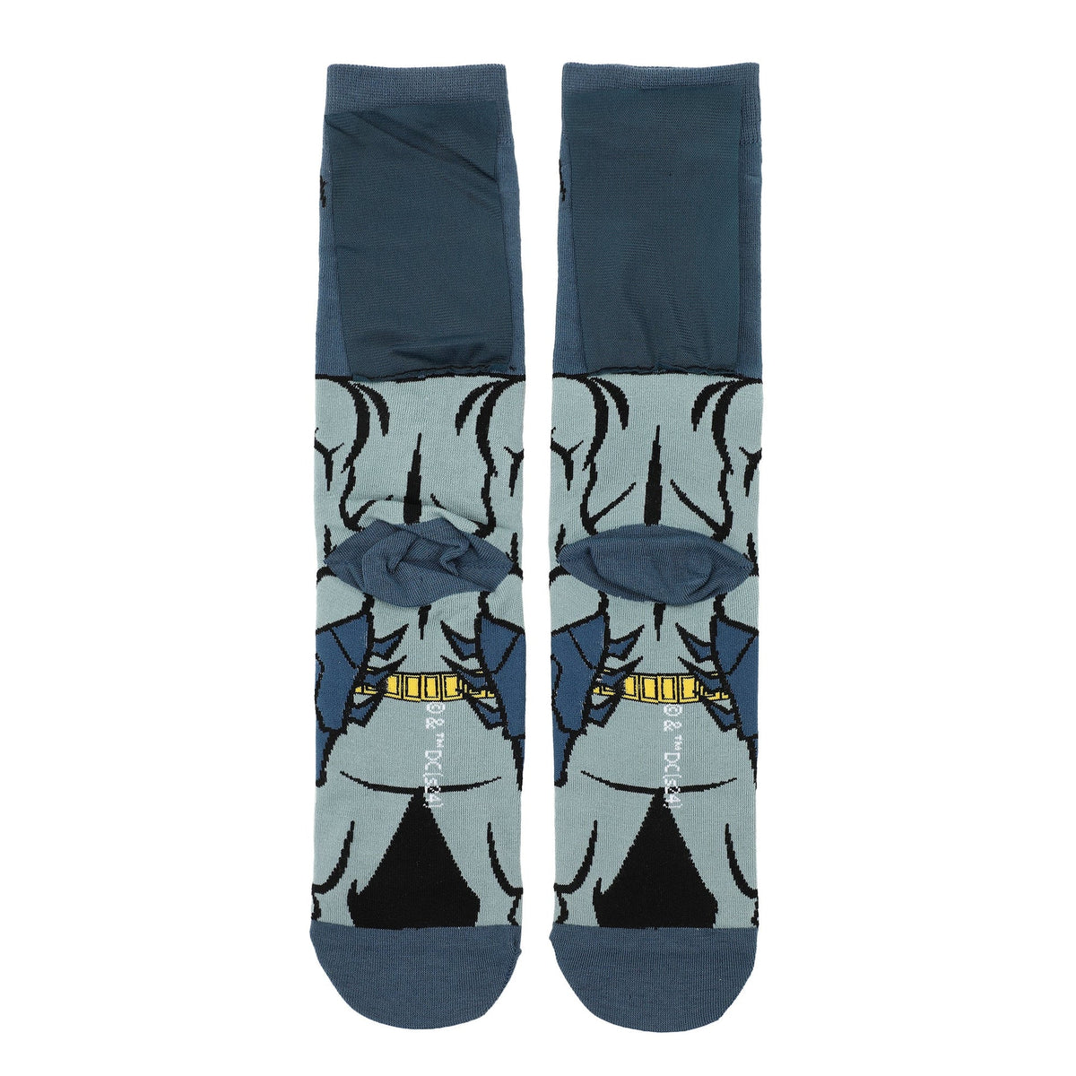 Chaussettes Batman grises avec cape intégrée