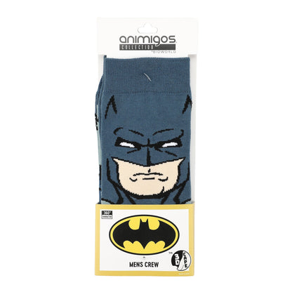 Chaussettes Batman grises avec cape intégrée