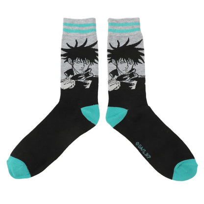 Chaussettes Jujutsu Kaisen motif personnages - lot de 5 paires