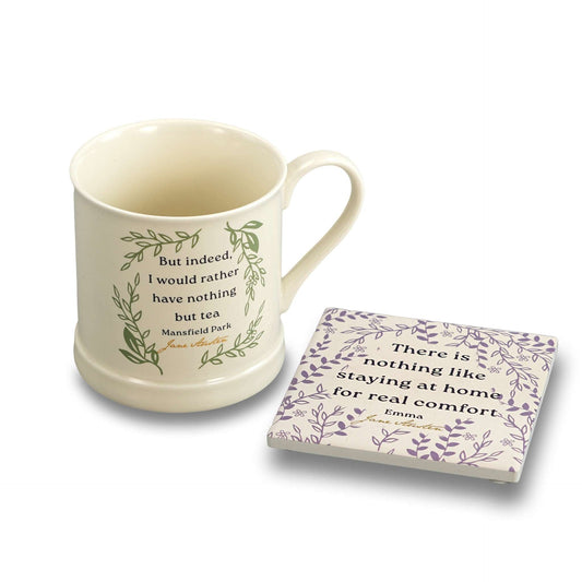Jane Austen Ceramic Coaster - Emma
