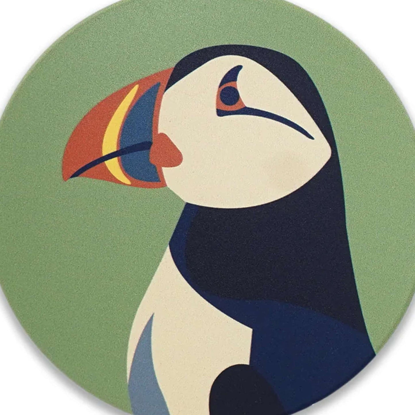 Sous-verre RSPB - macareux vert