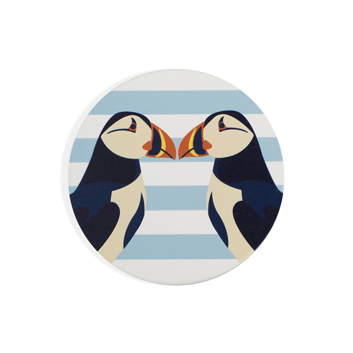RSPB Coaster - Puffin Kiss