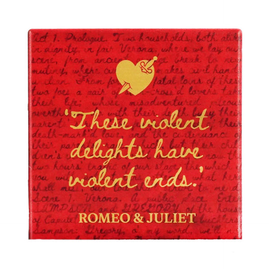 Shakespeare Keramikuntersetzer – Romeo & Julia