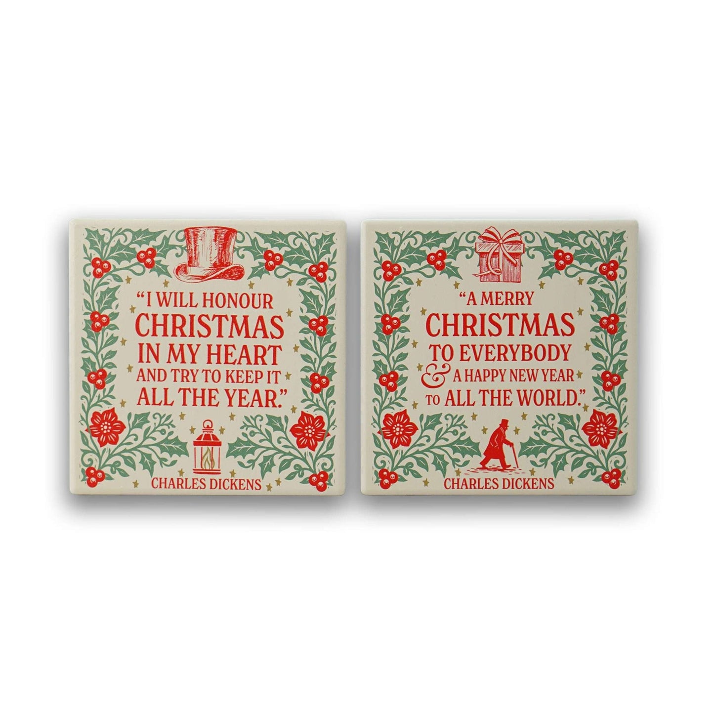 Sous-verre Un chant de Noël - s Square