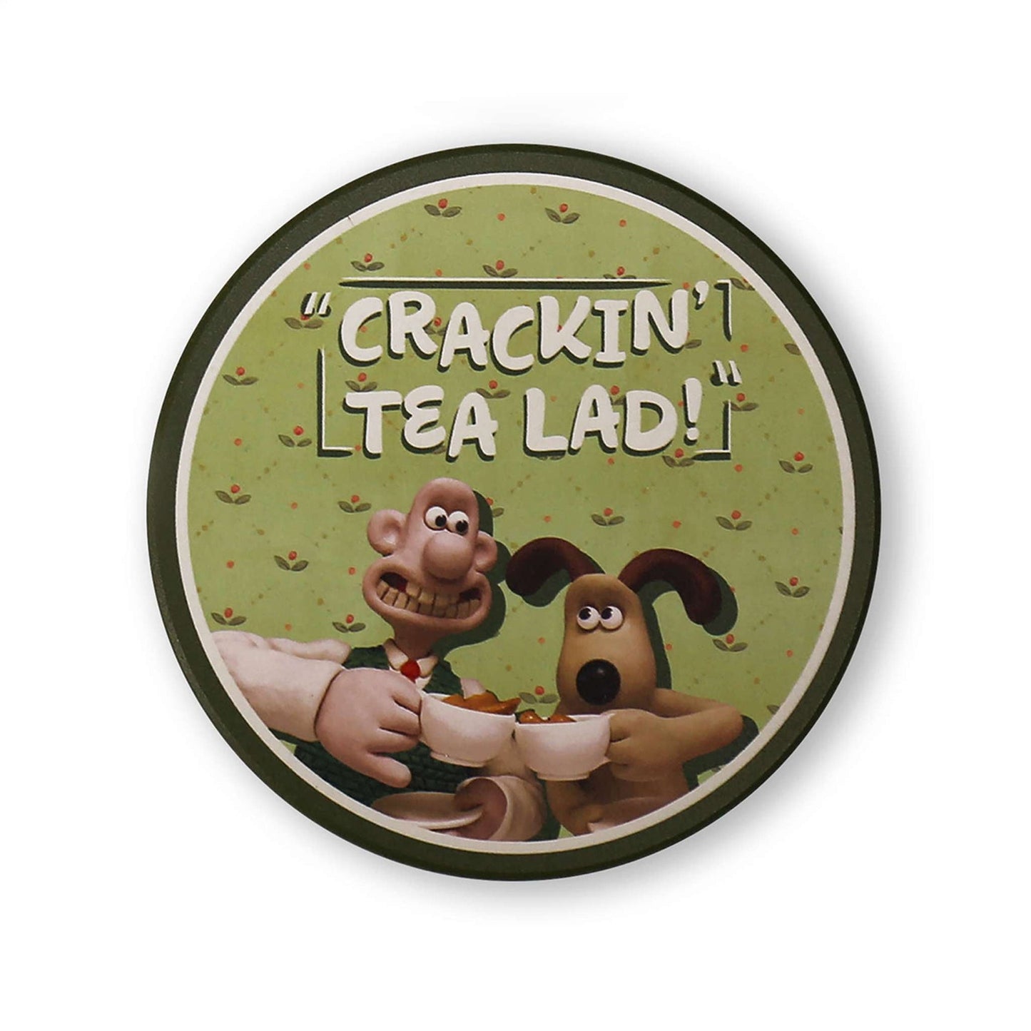 4 Wallace & Gromit Keramikuntersetzer-Set