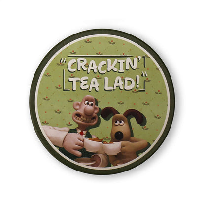 4 Wallace & Gromit Keramikuntersetzer-Set