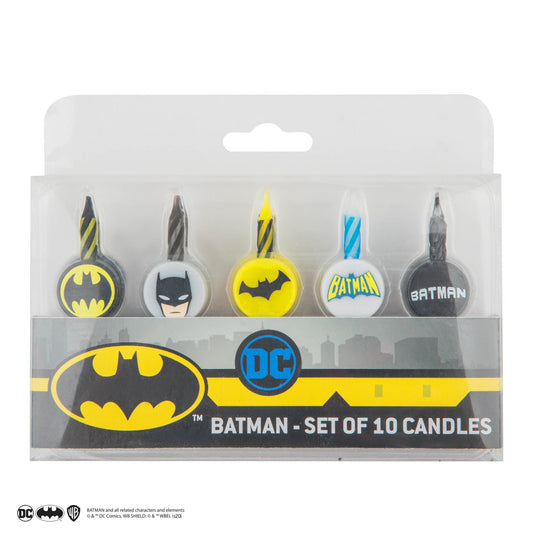 *Bougies d'anniversaire Batman (Set de 10)