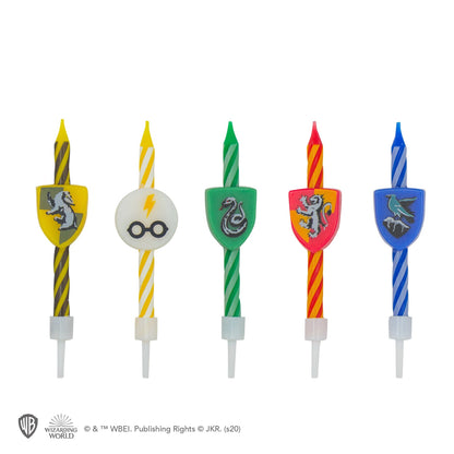 Set de 10 Bougies d’anniversaire Maisons Harry Potter