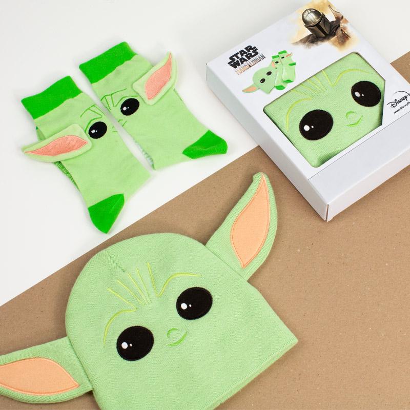 Coffret Chaussettes et Bonnet Bébé Yoda