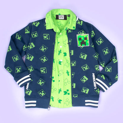 Minecraft Baseball Jacket
