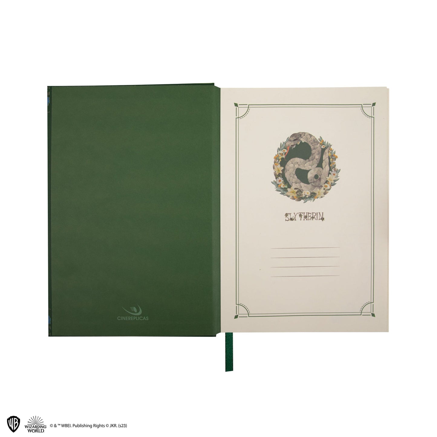 Set Carnet et Stylo Deluxe Monde Magique de Serpentard