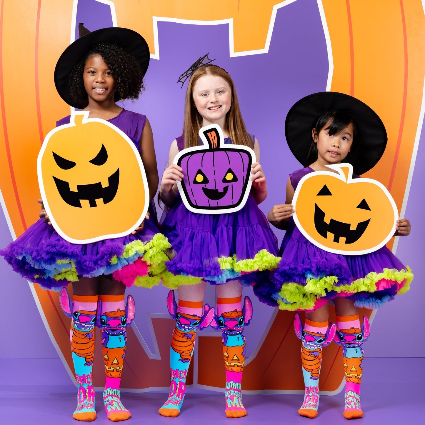 STITCH NEON HALLOWEEN-SOCKEN