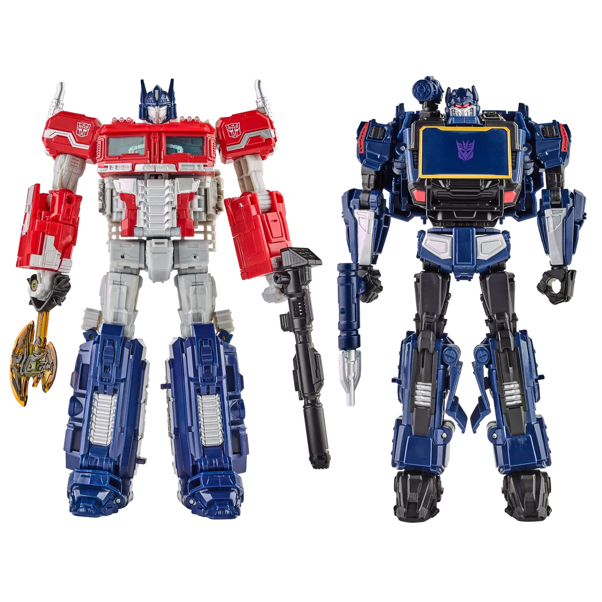 Figurine Transformers: Reactivate Optimus Prime et Soundwave – visuel principal