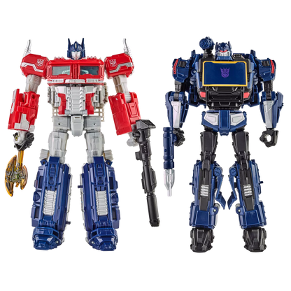 Figurine Transformers: Reactivate Optimus Prime et Soundwave – visuel principal