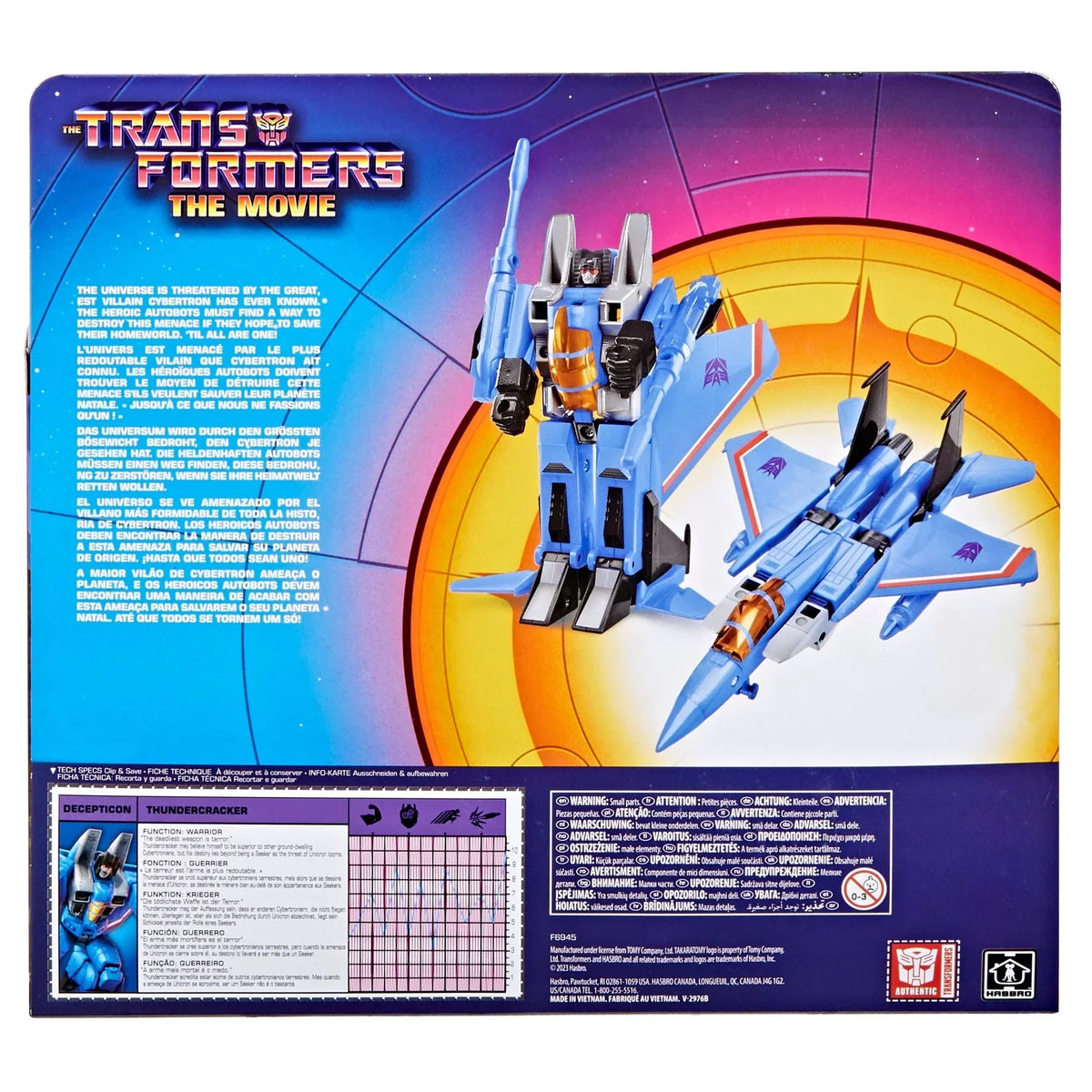 Transformers Retro G1 Thundercracker – vue produit 4