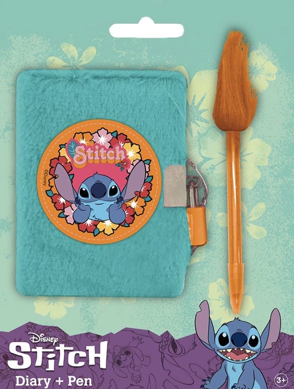 STITCH Journal Intime Peluche + Stylo-Bille