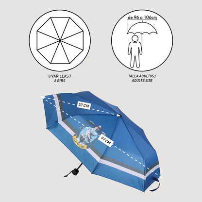 Harry Potter Foldable Umbrella - Ravenclaw