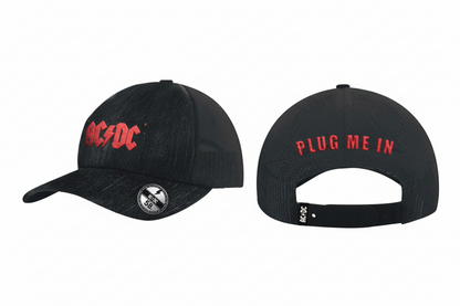 AC/DC Plug Me In Casquette Trucker