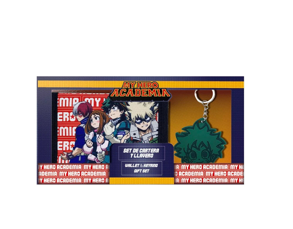 Set Porte-monnaie et Porte-clés My Hero Academia