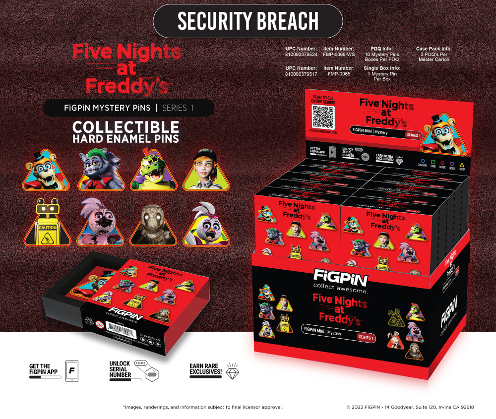 Mystery Mini Pins Fünf Nächte bei Freddy's