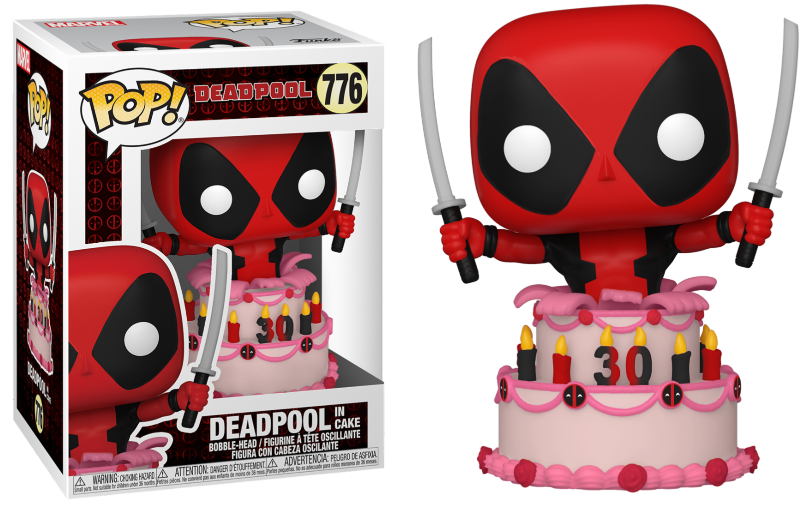 DEADPOOL 30TH POP N° 776 Deadpool In Cake