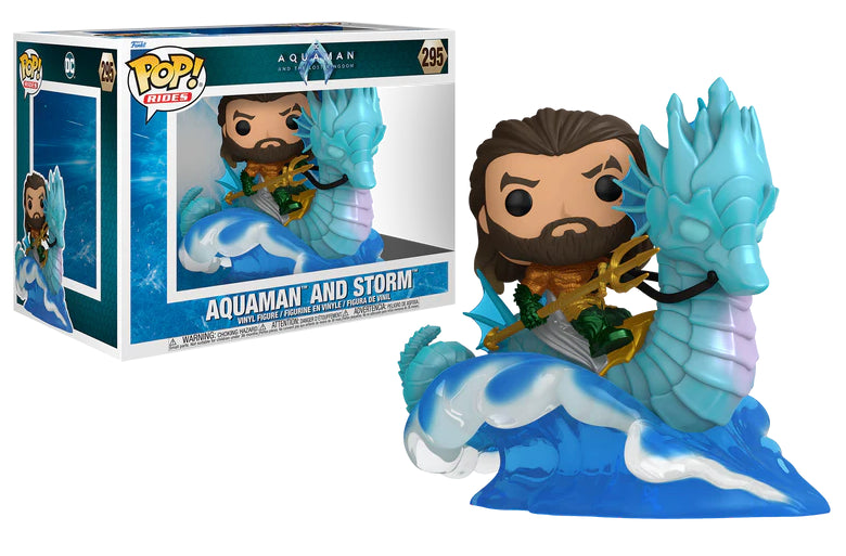 Pop! Rides Deluxe Aquaman et Storm